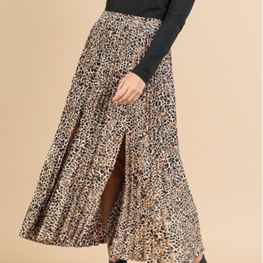 Leopard Print Skirt
